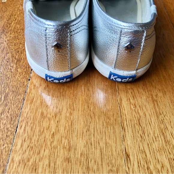 Keds x Kate Spade ♠️ New York silver leather sneakers - Picture 5 of 8